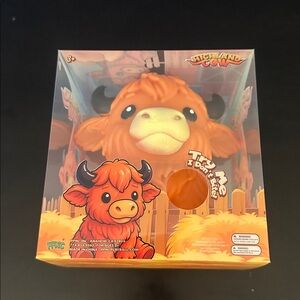 Squishy BundleLarge Highland Cow Squish + Reusable Tote Bag Set Bundle